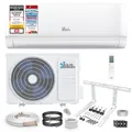 Produktbild: Kältebringer Split Klimaanlage - 18000 BTU (5,3 kW) - Klimagerät mit Heizfunktion, WiFi & App, bis 91qm, sehr leise - Set mit 5m Kupferleitung, Kältemittel R32, Montagematerial, Wandhalterung
