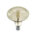 Produktbild: EGLO LED E27 Dimmbar, Smoky Vintage Glühbirne, MID SIZE Ø 14 cm, Retro Beleuchtung, 4 Watt (33 Watt Äquivalent), 380lm, Warmweiß 3000 K, Edison Leuchtmittel, R140