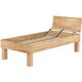 Produktbild: Erst-Holz Hohes Seniorenbett 100 x 200 cm Extra Stabil Buche Massivholz Modell 81 Federholzrahmen inkl.
