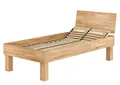 Produktbild: ERST-HOLZ Massivholzbett Hohes Seniorenbett 100 x 200 cm Extra Stabil Buche Massivholz, Buche farblos lackiert
