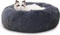 Produktbild: Katzenbett große Katzen flauschig - 50 × 50 × 16 cm Bettchen waschbar, plüsch