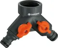 Produktbild: Gardena Zweiwegeventil 33,3 mm | G1'' Gewinde | 2-Wege-Ventil | Anschluss