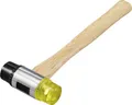 Produktbild: TOOLCRAFT TO-9991029 Gummihammer mittelweich, mittelhart 235g 260mm 1St.