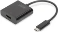 Produktbild: DIGITUS Adapter USB3.0/C -> HDMI 4K 19.5cm schwarz