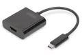 Produktbild: DIGITUS USB 3.1 Grafikadapter USB-C - HDMI schwarz
