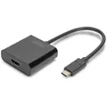 Produktbild: DIGITUS USB-C auf HDMI Adapter schwarz