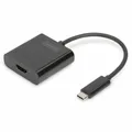 Produktbild: DIGITUS Adapter USB3.0/C -> HDMI 4K 19.5cm schwarz