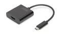 Produktbild: 4016032447528 Adapter graficzny HDMI 4K 30Hz UHD na USB 3.1-C z audio czarny dł.