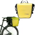 Produktbild: Rockbros wasserdicht Fahrradtasche Satteltasche 14L mit Schultergurt gelb