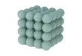 Produktbild: HAC24 Formkerze Deko Bubble Kerze Grün Groß Bubblekerze Dekokerze Wachskerze (1-tlg), Eckig 10 x 10 cm 630g