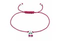 Produktbild: Monkimau Silberarmband Armband mit Kirschen Anhänger aus 925 Silber, Hypoallergen