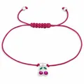 Produktbild: Armband mit Kirschen Anhänger 925 Silber - Kinder Damen Mädchen Schmuck
