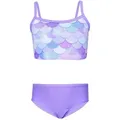 Produktbild: Aquarti Bustier-Bikini Aquarti Mädchen Bikini Set Bustier Bikinislip Zweiteiliger Badeanzug lila 128