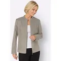 Produktbild: Sieh an! Blusenblazer Blazer Langarm grau 48