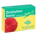 Produktbild: Zinkletten Verla Himbeere Lutschtabletten