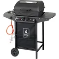 Produktbild: ACTIVA Halifax Lavastein Gasgrill I Premium Gas Grill inkl. Lavasteine & Abdeckhaube I Stufenlos regelbarer 5,5kW Hauptbrenner für gelungenes Barbecue