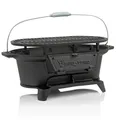 Produktbild: BBQ-Toro Gusseisen Grilltopf mit Grillrost Hibachi Style Holzkohle Campinggrill