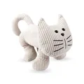 Produktbild: Türstopper (Beige) Katze 25x20cm Türsack, Plüschdeko schwer (1000g) für innen, Fensterfeststeller, Kinderzimmer Deko