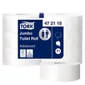 Produktbild: Tork Jumbo Toilettenpapier Weiß T1, Advanced, 2‑lagig, 6 × 380 m, 472118