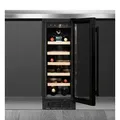 Produktbild: Amica Weinkühlschrank WK 341 115 S, für 20 Standardflaschen á 0,75l,Standkühlschrank schwarz