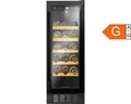 Produktbild: Amica Weinkühlschrank 20 Flaschen schwarz LED Holz 82x29,5x62cm