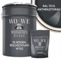 Produktbild: WO-WE Bodenversiegelung 2K Garagenfarbe Bodenbeschichtung W702, 2,5-20Kg, Seidenglänzend, Epoxidharz