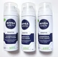 Produktbild: 3x 50ml Nivea Men Rasierschaum sensitive ultra glide schützt sensible Haut