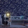Produktbild: Homery Leuchtsterne Kinderzimmer [400 Stück] Leuchtsterne selbstklebend für Wand und Decke, leuchtende Sterne für Kinderzimmer, Sternenhimmel Aufkleber, Leuchtsticker, fluoreszierende Sterne