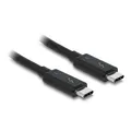 Produktbild: DeLOCK Thunderbolt 3 USB-C-Stecker Kabel 5A 1,0 m schwarz, 1 St.