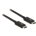 Produktbild: Thunderbolt-Kabel3 Delock USB C -> USB C St/St 1.00m schwarz