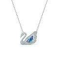 Produktbild: Swarovski Swan Halskette, Schwan, Blau, Rhodiniert