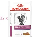 Produktbild: 12 x 85 g Royal Canin RENAL Katze Soße HUHN (€ 26,13/kg) Nierendiät für Katzen