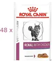 Produktbild: Royal Canin RENAL Katze Soße HUHN (€ 17,81/kg) Nierendiät Katzenfutter 48 x 85 g