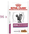 Produktbild: 96 x 85 g Royal Canin RENAL HUHN (€ 17,52/kg) in Soße - Nierendiät für Katzen