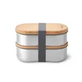 Produktbild: Kenwood Edelstahl Bentobox Dosen 2x500ml silber Retourenware Neu-Sonstige