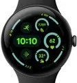 Produktbild: Google Pixel Watch 3 - 45 mm - Aluminium mattschwarz - intelligente Uhr mit Active Armband - Flouroelastomer - Obsidian - Bandgröße: L - 32GB - Bluetooth, Wi-Fi 6, NFC, UWB - 37 g (GA05785-DE)