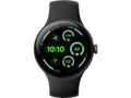 Produktbild: GOOGLE Pixel Watch 3 (Wi-Fi) 45 mm Smartwatch Aluminium Fluorelastomer Obsidian