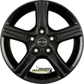 Produktbild: Borbet CWD black glossy 7x17 ET55 - LK5/120 ML65.1 Felge Alu
