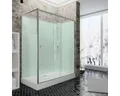 Produktbild: Komplettdusche SCHULTE Ibiza Express Plus Anschlag rechts 80 x 120 x 204 cm alu-