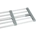 Produktbild: Teleskop-klemmregal, Befestigung Ohne Bohren, Silber Matt, Aluminium Silber, Kunststoff (abs) Grau, Kunststoff (tpr) Weiß - Silber Matt - Wenko