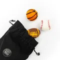 Produktbild: LucyBalu® Filzbälle für Katzen I Katzenspielzeug Ballsportarten I Sport Katzenbälle aus Filz | Natürliche Katzen-Spielsachen aus 100% Wolle I Sport Spielbälle | 3 Stück | American Sports