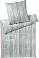 Produktbild: JOOP! Mako-Satin-Kissenbezug einzeln Pinstripe Farbe Jade Größe 80x80cm AL