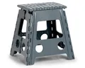 Produktbild: ZELLER Klapphocker 13037 aus Kunststoff, anthrazit / Tritt / Klappstiege