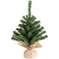Produktbild: Mini Weihnachtsbaum Im Jute Sack 45 Cm Christbaum Künstlicher Dekobaum
