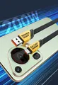 Produktbild: Schnellladekabel 200W USB-A auf USB-C Kabel 6A Nylon 1m SENDEM M83T
