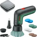 Produktbild: Bosch Elektro-reinigungsbürsten-set Universalbrush (für Badezimmer Fliesen, Küchenherd, Pfannen, Töpfe Und Mehr 10 Reinigungsaufsätze Enthalten 3,6 V Integrierter Akku Micro-usb-kabel In Tasche)