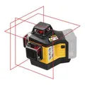 Produktbild: STABILA 12-V-System Kreuzlinienlaser LAX 600, selbstnivellierend, 3x 360° rote Laserlinien, max. Reichweite: 30 m, Tragekoffer, Universal- und Wandhalterung (ohne Akku und Ladegerät)