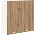 Produktbild: vidaXL Hängeschrank Riga Artisan-Eiche 80 x 31 x 80 cm Holzwerkstoff 884289