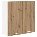 Produktbild: vidaXL Hängeschrank Artisan-Eiche 80 x 31 x 80 cm Holzwerkstoff