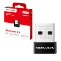 Produktbild: Bluetooth 5.3 Adapter Mercusys MA530 Nano USB Dongle für PC Laptop Win